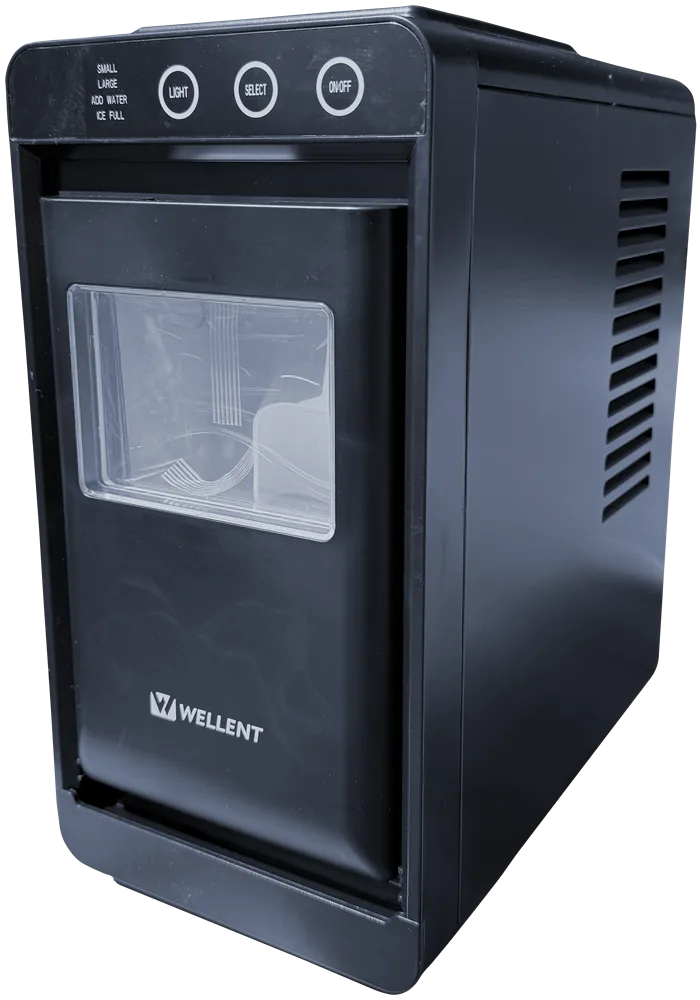 Eiswürfelmaschine mit Sichtfenster