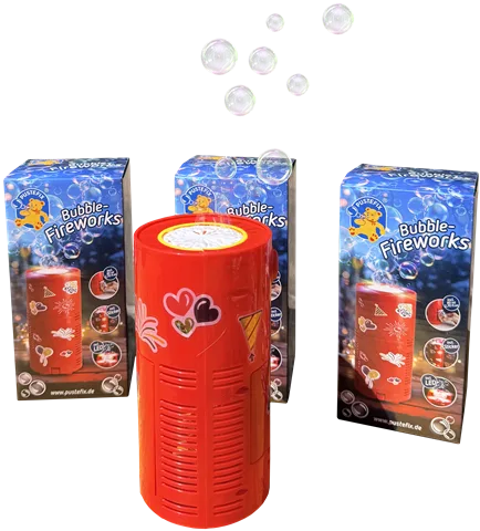 Seifenblasen-Feuerwerk