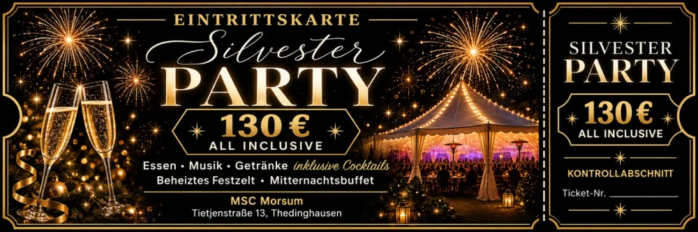 Silvesterparty – All-inclusive-Ticket